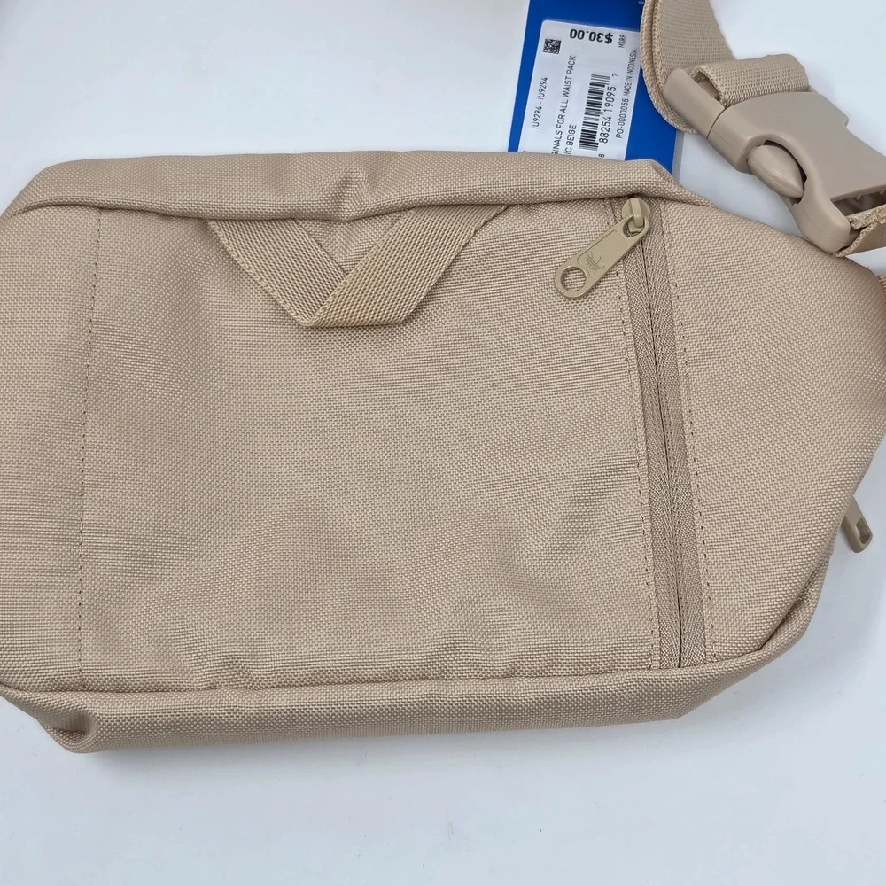 Adidas Originals For All waist Fanny Pack Magic Beige‎ Unisex Adjustable IU9294 - Picture 3 of 5